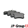 Колодки тормозные дисковые задние 1163705310 от производителя JP GROUP