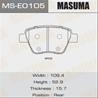 Колодки тормозные дисковые MSE0105 от компании MASUMA
