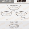 Колодки тормозные дисковые MS0138 от фирмы MASUMA