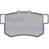 DELPHI LP948 Колодки тормозные HONDA ACCORD 90-/CIVIC 97-/CR-V II/FR-V/PRELUDE 92-00 задние