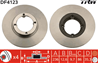 [df4123] trw диск тормозной передний в комплекте из 2-х шт.
