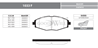 1033 F Тормозные колодки GW ТК передняя DAEWOO/CHEVROLET