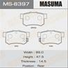 Колодки тормозные дисковые задние MS8397 от фирмы MASUMA