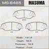 Колодки тормозные дисковые передние MS8485 от компании MASUMA