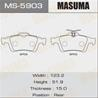 Колодки тормозные дисковые задние MS5903 от компании MASUMA