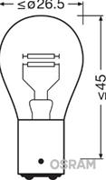 12v (21 4w) лампа [габарит. противотум.] 2 шт. в блистере