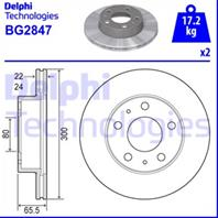 [BG2847] Delphi Диск тормозной передний комплект 2 шт.