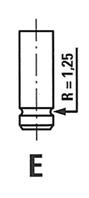 Клапан впускной ren clio 1.1 d7f
