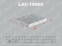 .фильтр салона (lac1006c)