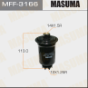 Mff-3166_фильтр топливный! mitsubishi galant 2.0 84-92  kia clarus 1.8i/2.0i 16v 96&gt