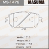 Колодки тормозные дисковые MS1479 от производителя MASUMA