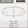 Колодки тормозные дисковые передние MS1508 от компании MASUMA