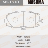 Колодки тормозные дисковые MS1518 от фирмы MASUMA