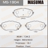 Колодки тормозные дисковые передние MS1904 от производителя MASUMA