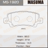 Колодки тормозные дисковые MS1920 от компании MASUMA