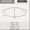 Колодки тормозные дисковые MS2204 от производителя MASUMA