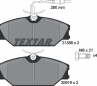 Колодки тормозные дисковые передние 2138802 от фирмы TEXTAR