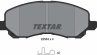 Колодки тормозные дисковые передние 2358403 от компании TEXTAR