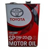 Toyota Motor Oil GF-6A SP 0w20 (4л)