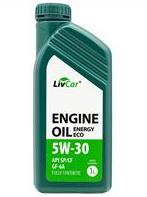 Livcar engine oil energy eco 5w30 api sp/cf/gf-6a (1л)