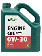 Livcar engine oil euro 0w30 acea c2 api sn/cf (4л)