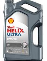 Shell ultra 0w20 4 л.