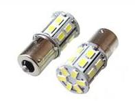 S25 20SMD (size 5730) P21W BA15s светодиод 12V WHITE 2.8W 110lm TM NORD YADA