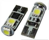 T10 BM 3SMD (size 5050)W5W (W2,1x9,5d) 12V светодиод WHITE 9 lm 1.6W (с резистором)TM Nord YADA