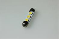 T11x41-S8.5 (3SMD size5050) C5W 12V 0.36W 30lm светодиод WHITE (теплый белый) TM NORD YADA