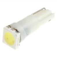 T5-02 (1SMD) W1,2W Base:W2,0 х4,6d 12V 0.1W 5lm светодиод WHITE (теплый белый) TM NORD YADA		