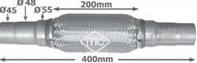 Гофра глушителя универсальная l=400mm(гофра 200mm)