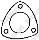 256-624 прокладка приемной трубы. citroen ax/saxo peugeot 106 1.4d/1.5d 89-04 256-624 прокладка приемной трубы. citroen ax/saxo peugeot 106 1.4d/1.5d 89-04