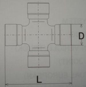 GUK12 GMB Gmb guk-12 крестовина 80.12x27.00 h100 купить в магазине ...