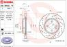Диск торм. перфор. Fr MINI Cooper (R50/52/53) -07