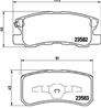 [p54031] BREMBO КОЛОДКИ ТОРМОЗНЫЕ ДИСКОВ