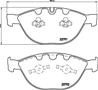 [p06047] brembo колодки тормозныепередние комплект на ось