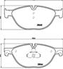 Колодки тормозные дисковые передние P06076 от производителя BREMBO