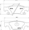 Колодки тормозные дисковые задние P37016 от производителя BREMBO
