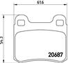 P50013_=157 10=FDB979 !колодки дисковые з.MB W201 2.3/2.5 16V 84-93/W124 2.0-3.