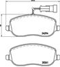Колодки тормозные дисковые передние P23100 от компании BREMBO