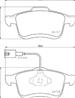 Колодки тормозные дисковые передние P23163 от производителя BREMBO