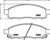 Колодки тормозные дисковые передние P56102 от фирмы BREMBO