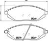 Колодки тормозные дисковые передние P10054 от фирмы BREMBO