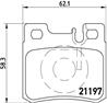 P50009_=282 20=FDB644=571435B !колодки дисковые з. MB W210 95-97/W124 2.0-3.0TD