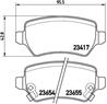 P59038 957 02968 002-SXFDB1521 !колодки дисковые з. Opel Astra 1.8-2.2DT/Zafira 2.2i/DTi 01&gt