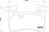 Колодки тормозные дисковые задние P50110 от фирмы BREMBO