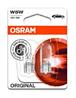 А/лампы Osram д/с 12V W 5W б/цоколя (блст 2шт) (Германия)