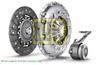 Self-adjusting clutch kit with pneumatic bearing