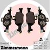 Zimmermann bremsbelagsatz, scheibenbrems