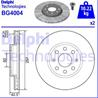 BG4004_диск тормозной передний! Fiat Grande Punto 1.2/1.4/1.3D 05gt